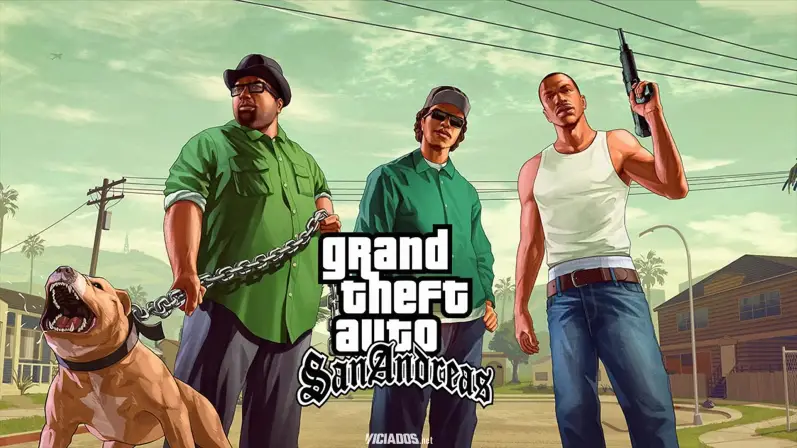 GTA San Andreas 2024 Grand Theft Auto SA Rockstar Games Definitive Edition CJ Artwork