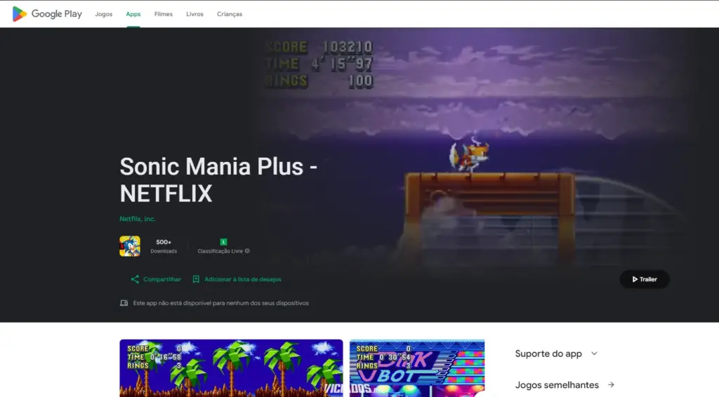 Tem Netflix? Um dos melhores jogos do Sonic fica totalmente gratuito para assinantes