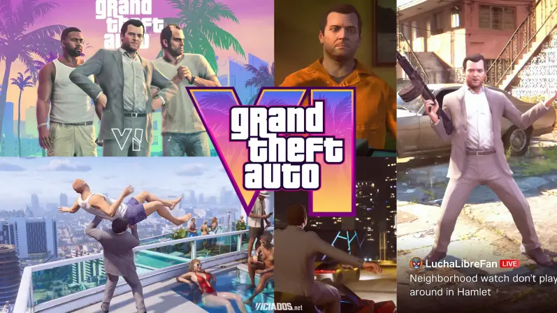GTA 5 Grand Theft Auto VI Michael Trevor Franklin GTA 6 VI 2025 Rockstar Games Trailer
