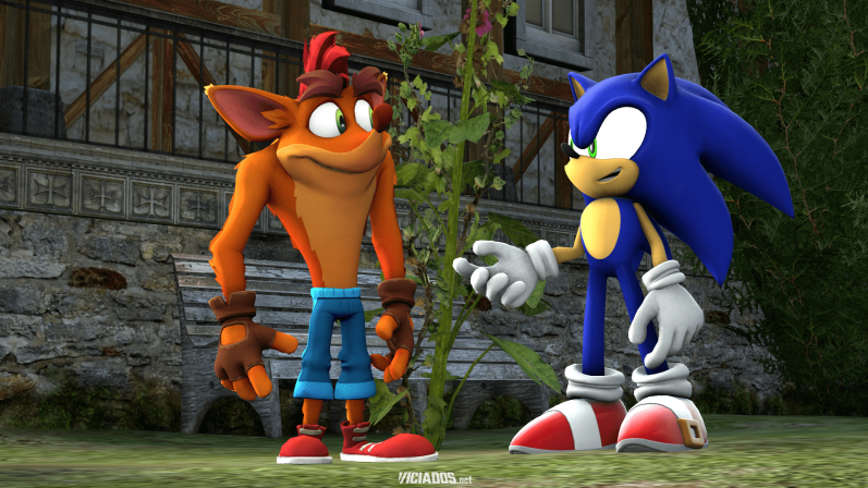 sonic e crash