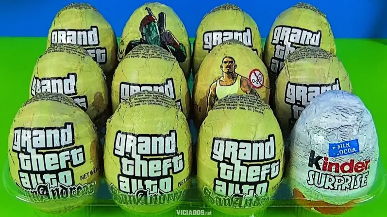 GTA San Andreas Kinder Ovo CJ 2024 Grand Theft Auto SA