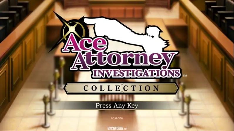 Ace Attorney Investigations Title Screen Viciados