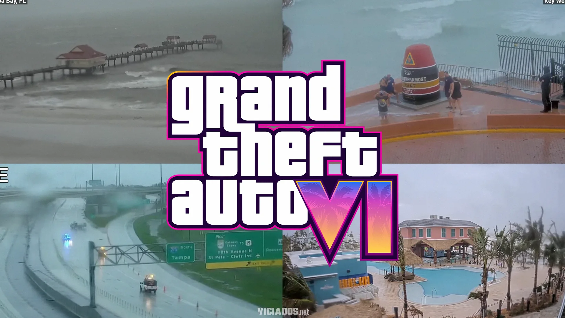 GTA 6 Miami Vice City Florida Leonida Milton Furacao 2024