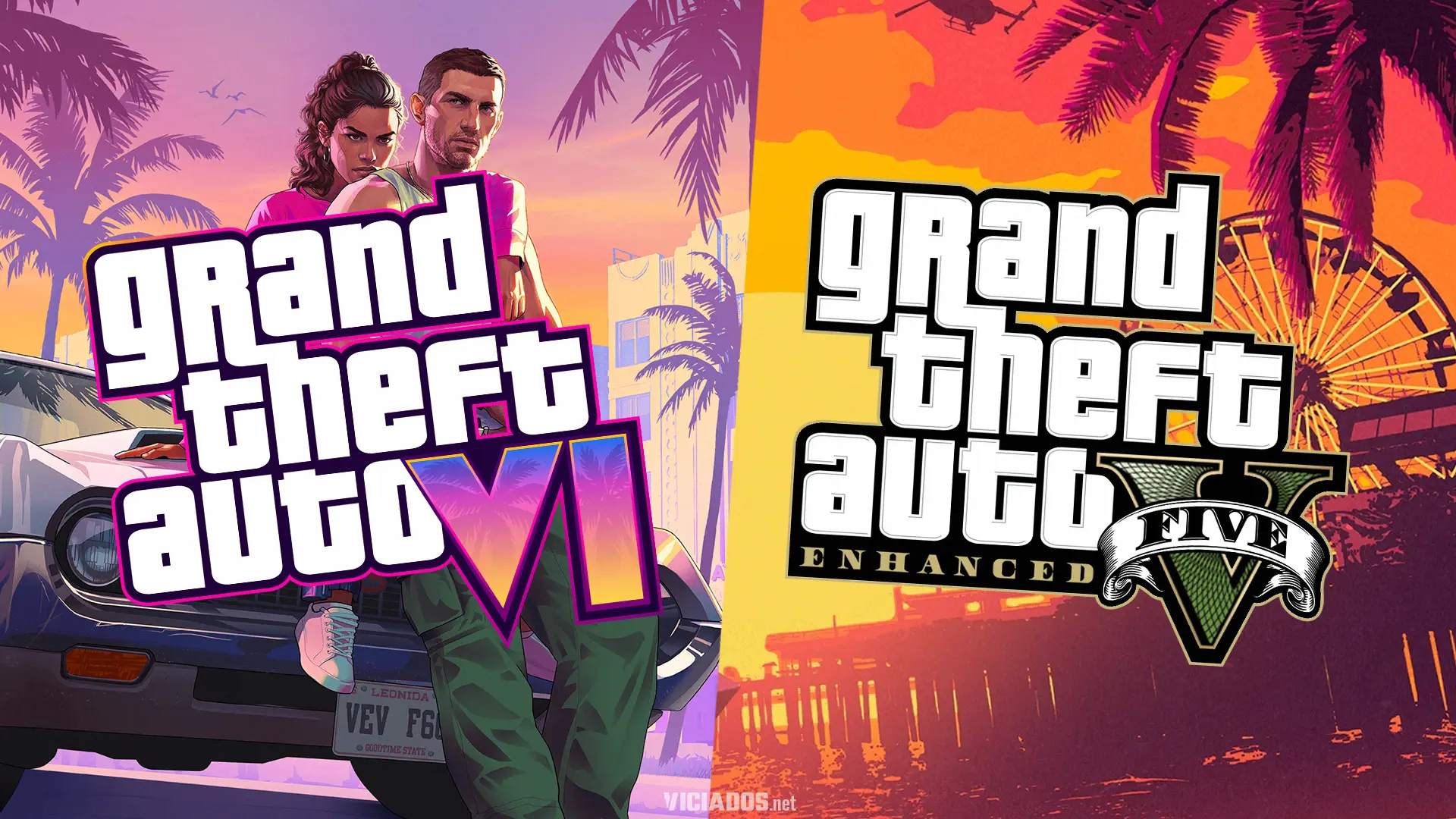 GTA 5 V Enhanced VS GTA 6 Grand Theft Auto VI Rockstar Games 2025