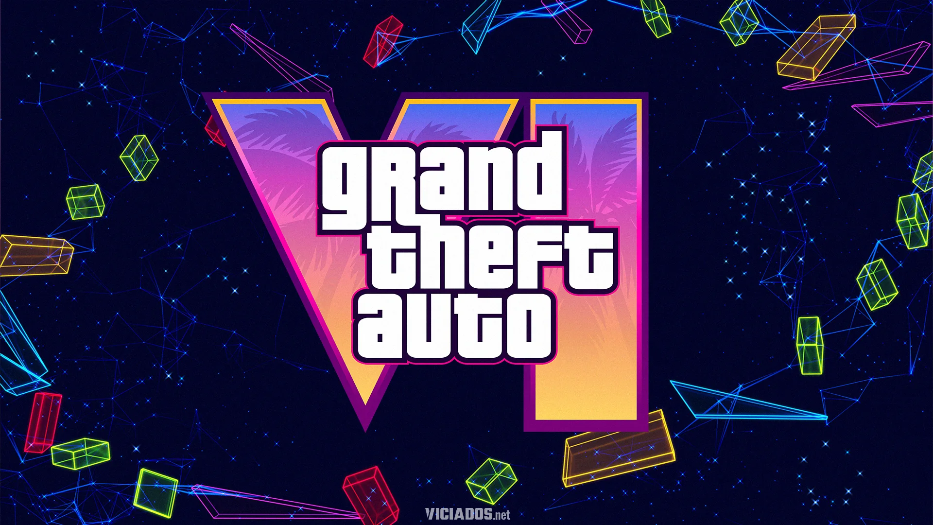 GTA 6 Grand Theft Auto VI 2025 Original Logo Rockstar Games