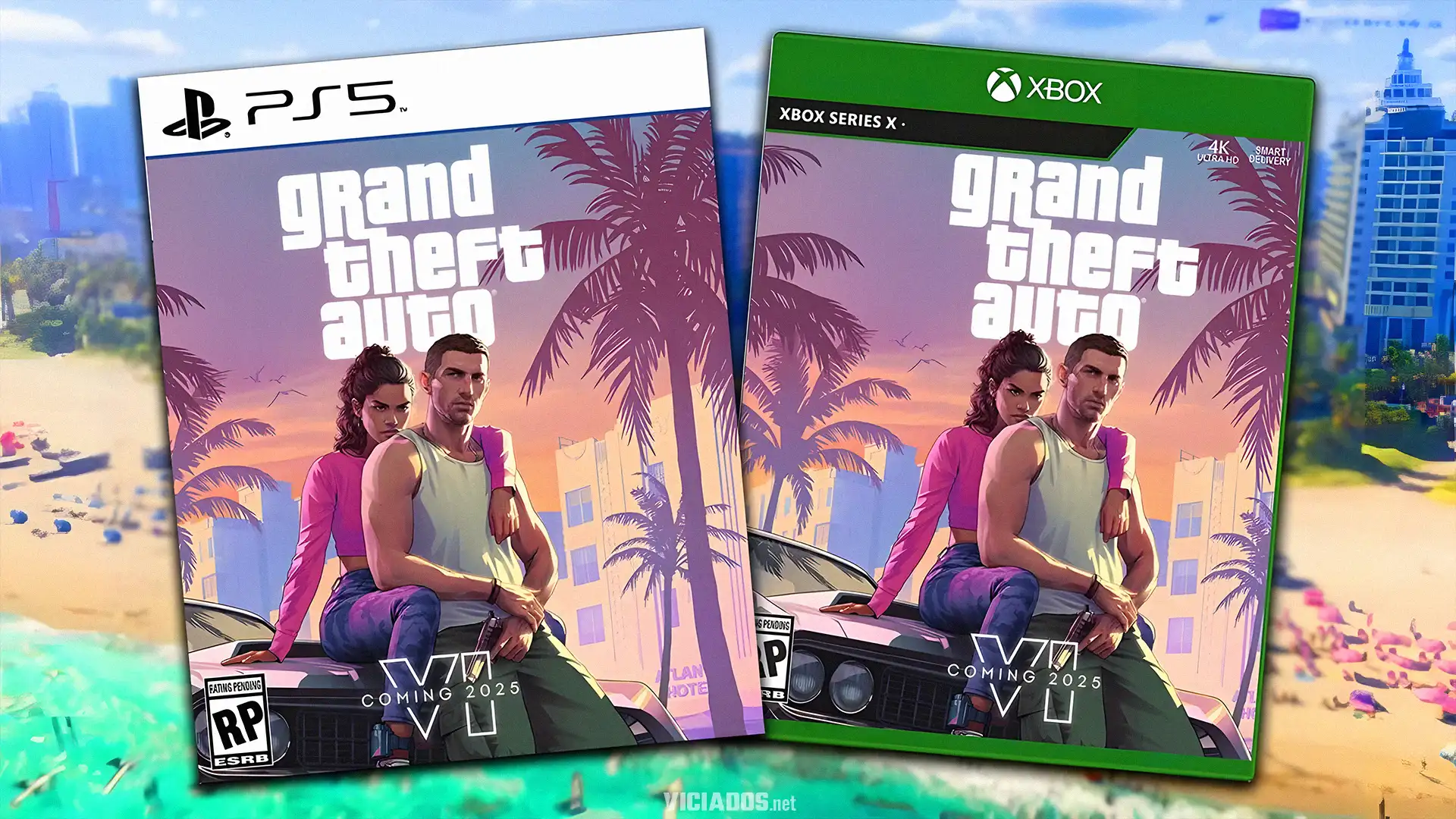 GTA 6 Grand Theft Auto VI Loja Copias Fisicas Edicao PS5 Xbox Series X Rockstar Games Store 2025