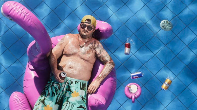Cal Hampton em GTA 6 (imagem oficial da Rockstar Games)