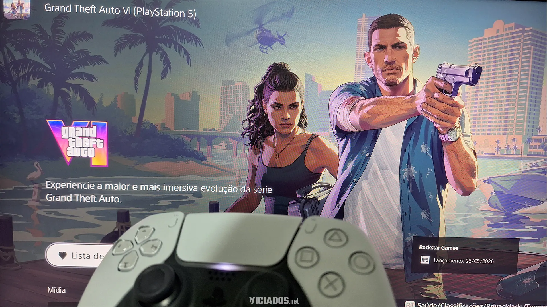 GTA 6 PS Store Grand Theft Auto VI GTA VI PlayStation 5 Portal Viciados