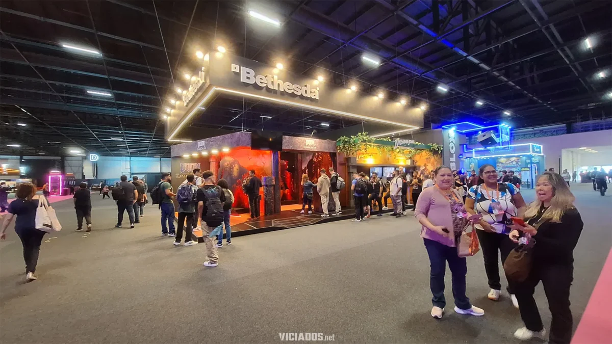 gamescom latam 2025 | DOOM, Oblivion Remastered, brindes e muito mais no estande da Bethesda