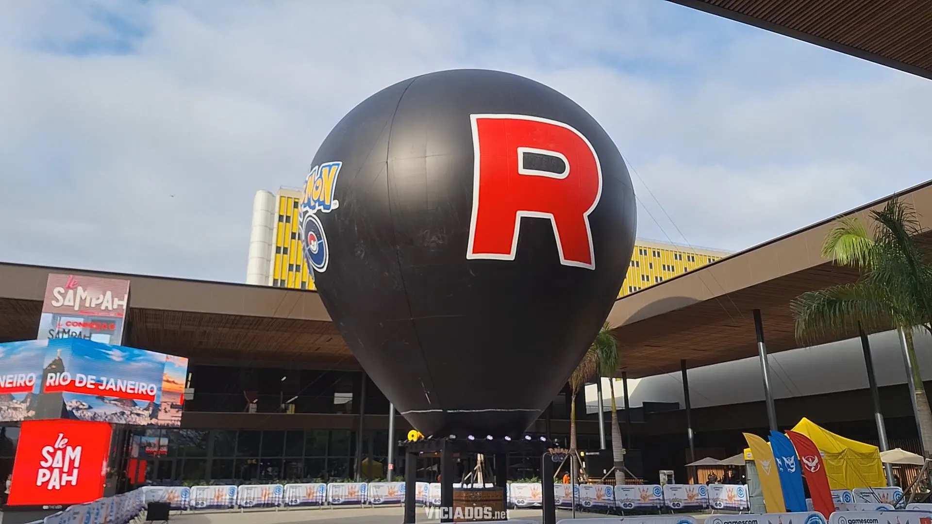 gamescom latam 2025 Portal Viciados Rafael Vieira Cobertura Evento Balao Equipe Rocket