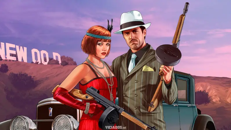 GTA Online | Novo modo Rabo Quente a dois, novo carro esportivo e muito mais 14 GTA 6 Grand Theft Auto VI Bonnie e Clyde GTA Online Wallpaper Artwork 2025