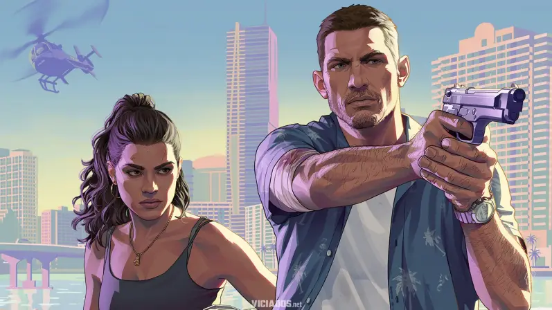 GTA 6 | Trailer 2 tem pequenos bugs que aposto que você não reparou 14 GTA 6 Jason Lucia Trailer Wallpaper Grand Theft Auto VI Vice City Rockstar Games 2026