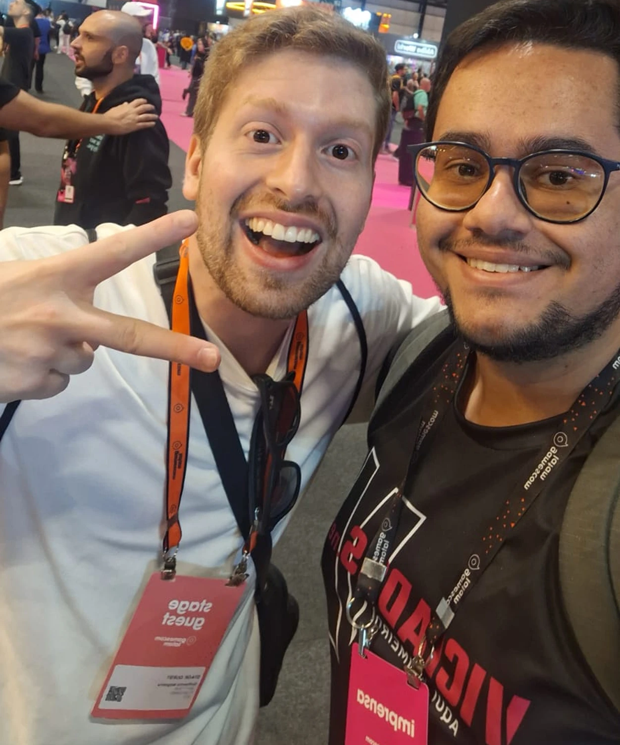 Quem Somos - Sobre o Portal Viciados 16 Portal Viciados Rafael Boaventura e Phoenix Guilherme Heitzmann Nogueira Grupo Flow Games GamesCom Latam 2025