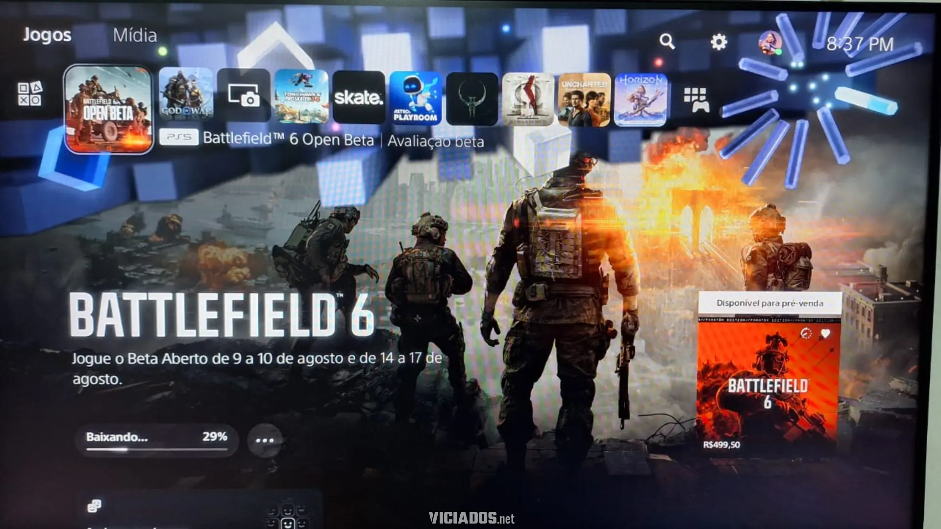 battlefield 6 ps5 lg ultragear viciados