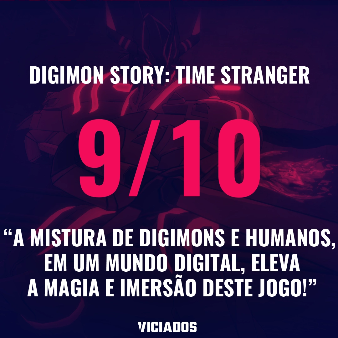 Review de Digimon Story Time Stranger: A mistura perfeita de humanos e Digimons em um mundo digital no PS5
