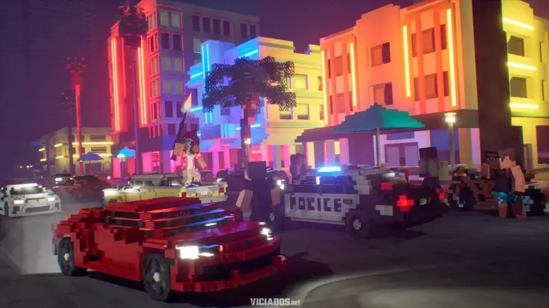 GTA 6 é você? Snatch Squad mistura Vice City, PayDay e até Minecraft em novo trailer 14 GTA 6 Grand Theft Auto VI Minecraft Game Snatch Squad 2026