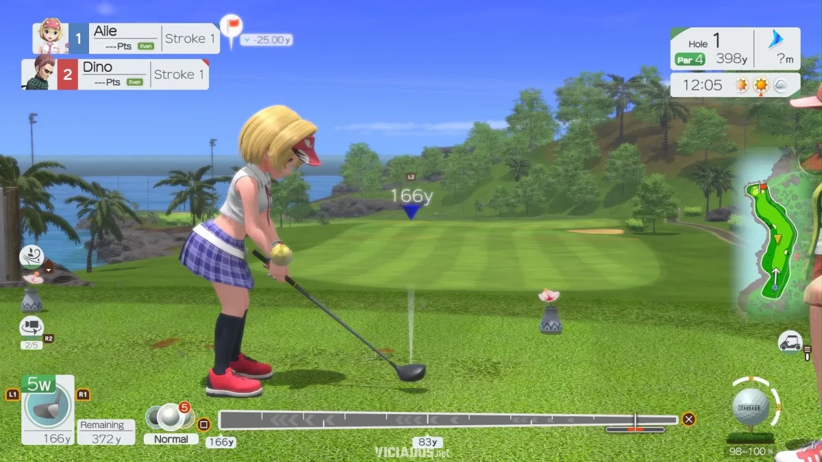 Review de EVERYBODY'S GOLF HOT SHOTS: Não é somente um jogo de golfe da Bandai