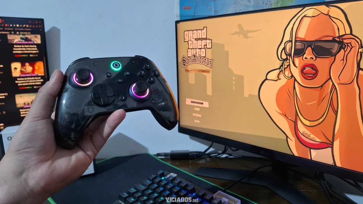 Review do QRD Ferrox M5: RGB; Controle com Hall Effect e bateria recarregável para o Xbox, PC e Switch