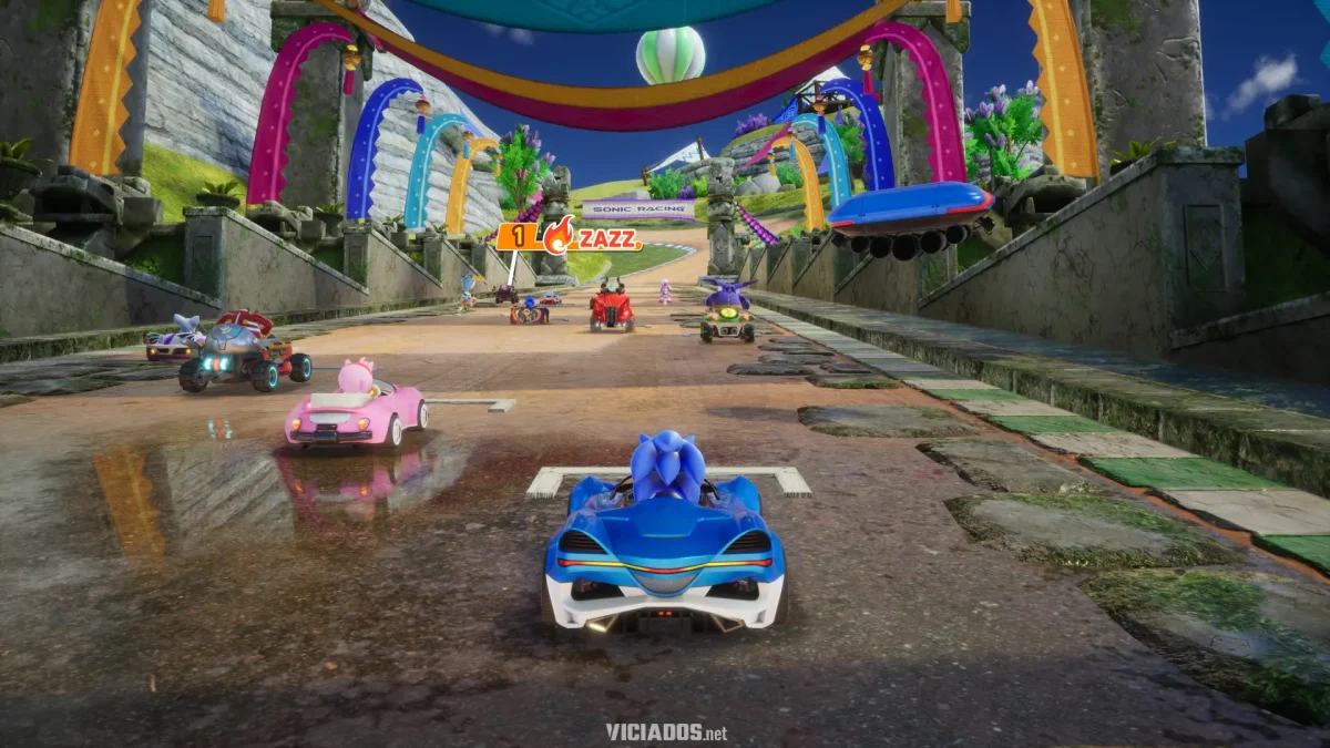 Prepare o Mega Buster: Sonic Racing CrossWorlds recebe Mega Man e mais convidados