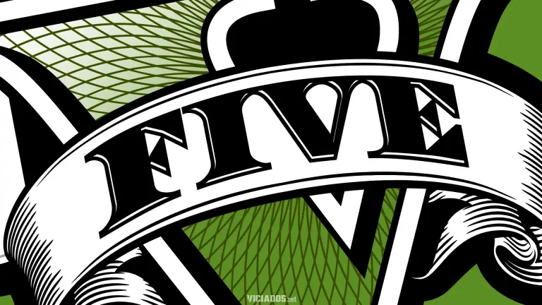 GTA 5 Grand Theft Auto V Rockstar Games Logo FIVE Verde 2026