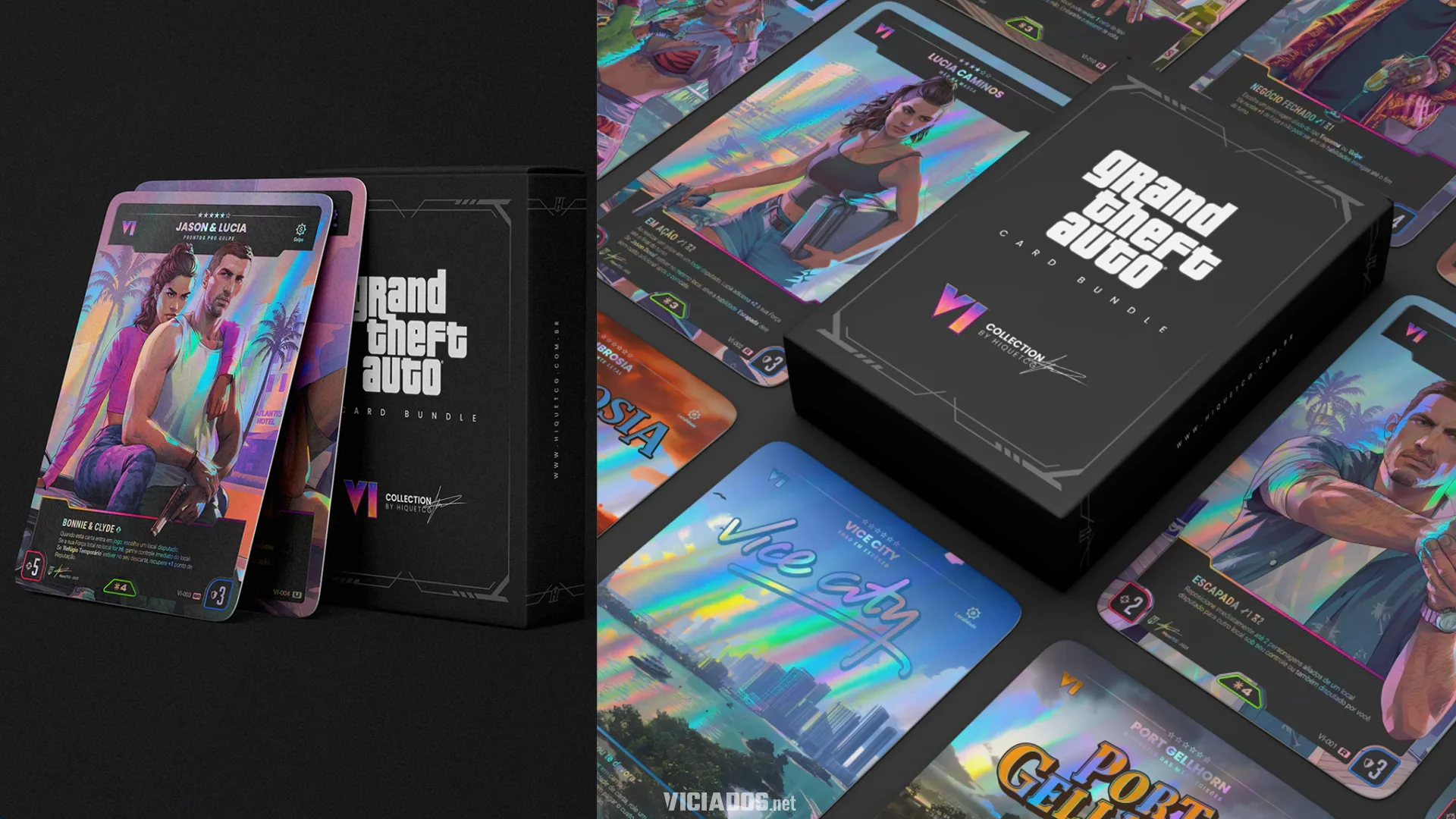 GTA 6 TCG Grand Theft Auto VI Jogo de Cartas Card Game hiquetcg 2025