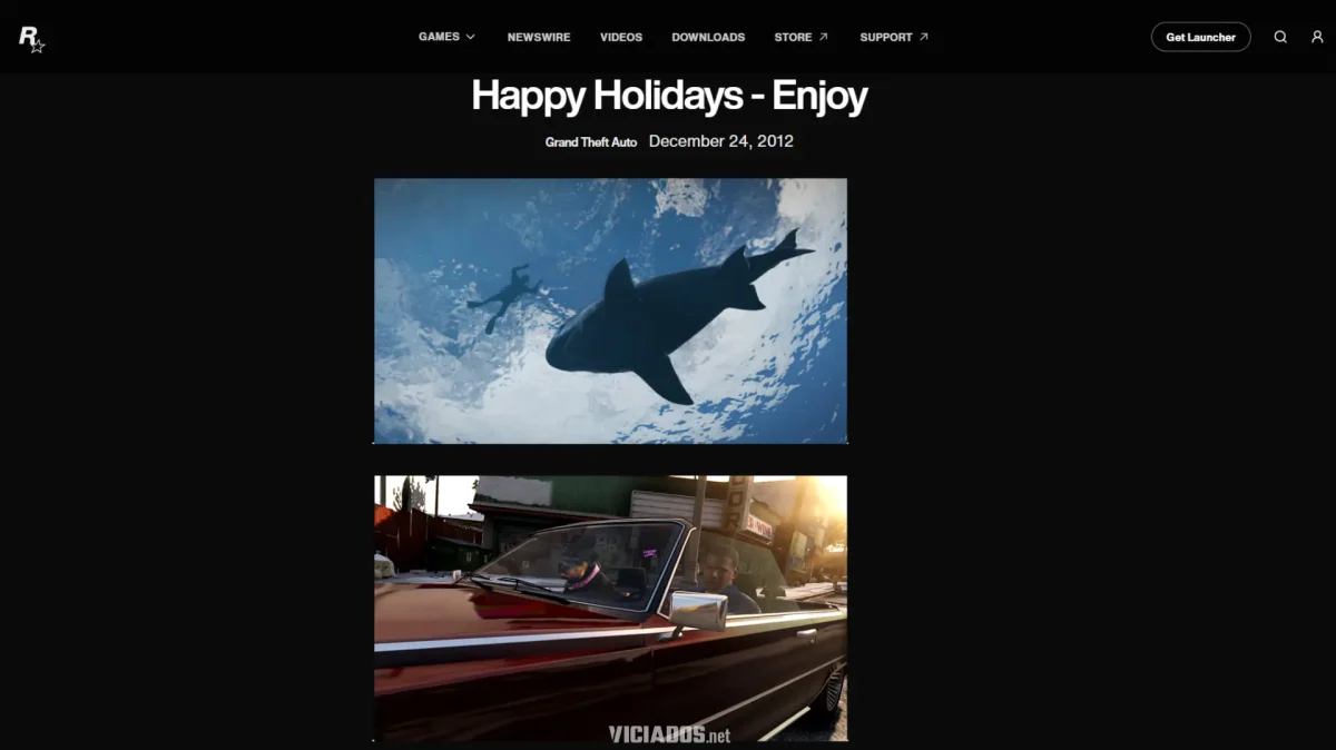 Em 2012, a Rockstar Games revelou algumas imagens de GTA 5 como um presente de natal para os fãs! O mesmo pode acontecer com GTA 6?
