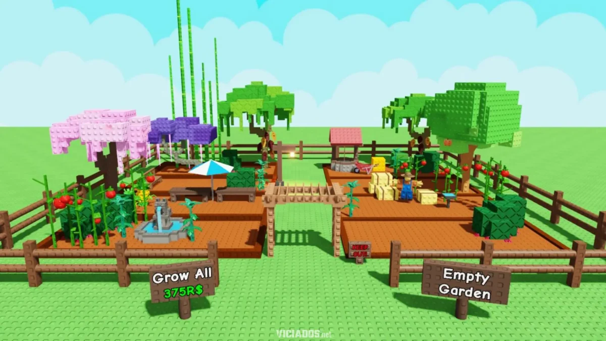 Grow a Garden (Crescer um Jardim) é um sucesso gigantesco dentro do Roblox