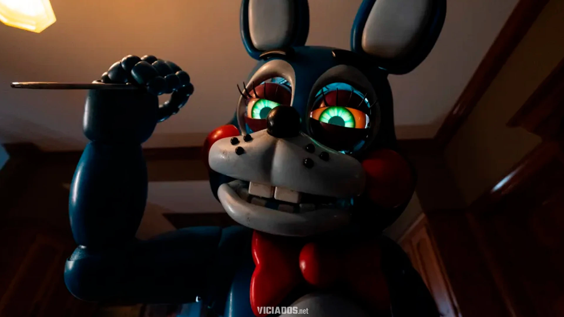 Five Nights at Freddys 2 Toy Bonnie efeitos praticos