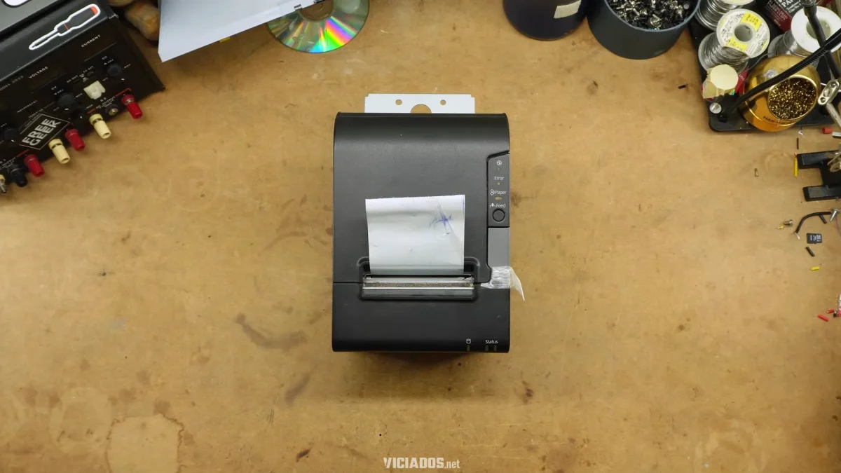 Cupom fiscal e DOOM: YouTuber consegue rodar este jogo em uma impressora térmica