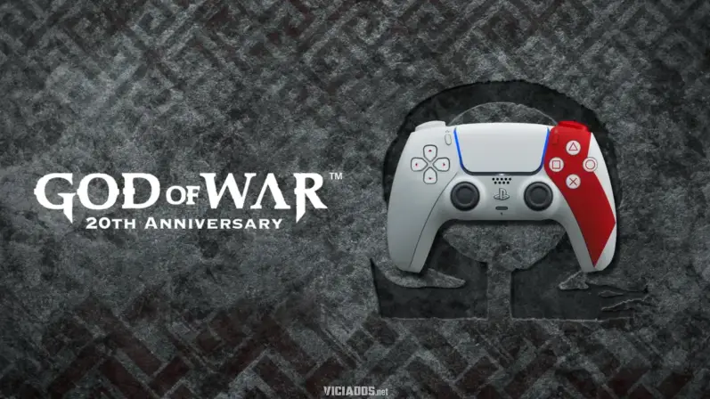 God of War DualSense 20th Anniversary PlayStation 5 PS5 2025
