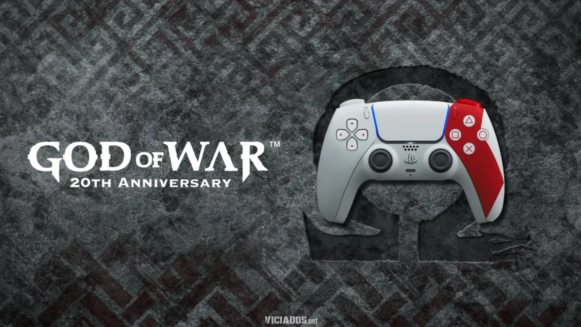 God of War DualSense 20th Anniversary PlayStation 5 PS5 2025