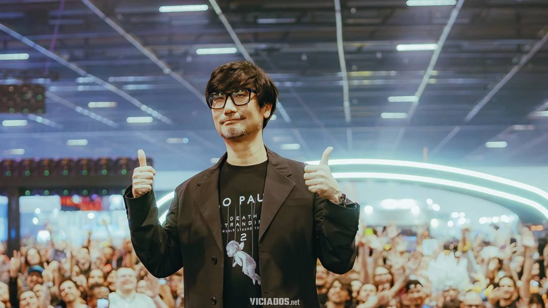 Hideo Kojima na BGS Brasil Game Show 2025