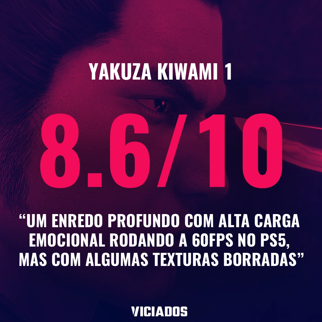 Review de Yakuza 0 Director's Cut no PS5: E uma passada por Kiwami 1 + 2