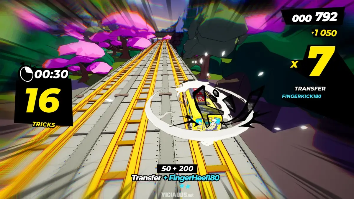 Review de Denshattack: Um Tony Hawk de trem com gráficos de Jet Set Radio 17 Review de Denshattack: Um Tony Hawk de trem com gráficos de Jet Set Radio