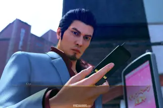 Yakuza Kiwami 3 PS5 Review Portal Viciados Rafael PlayStation 5 Dark Ties Kiryu Smartphone 05