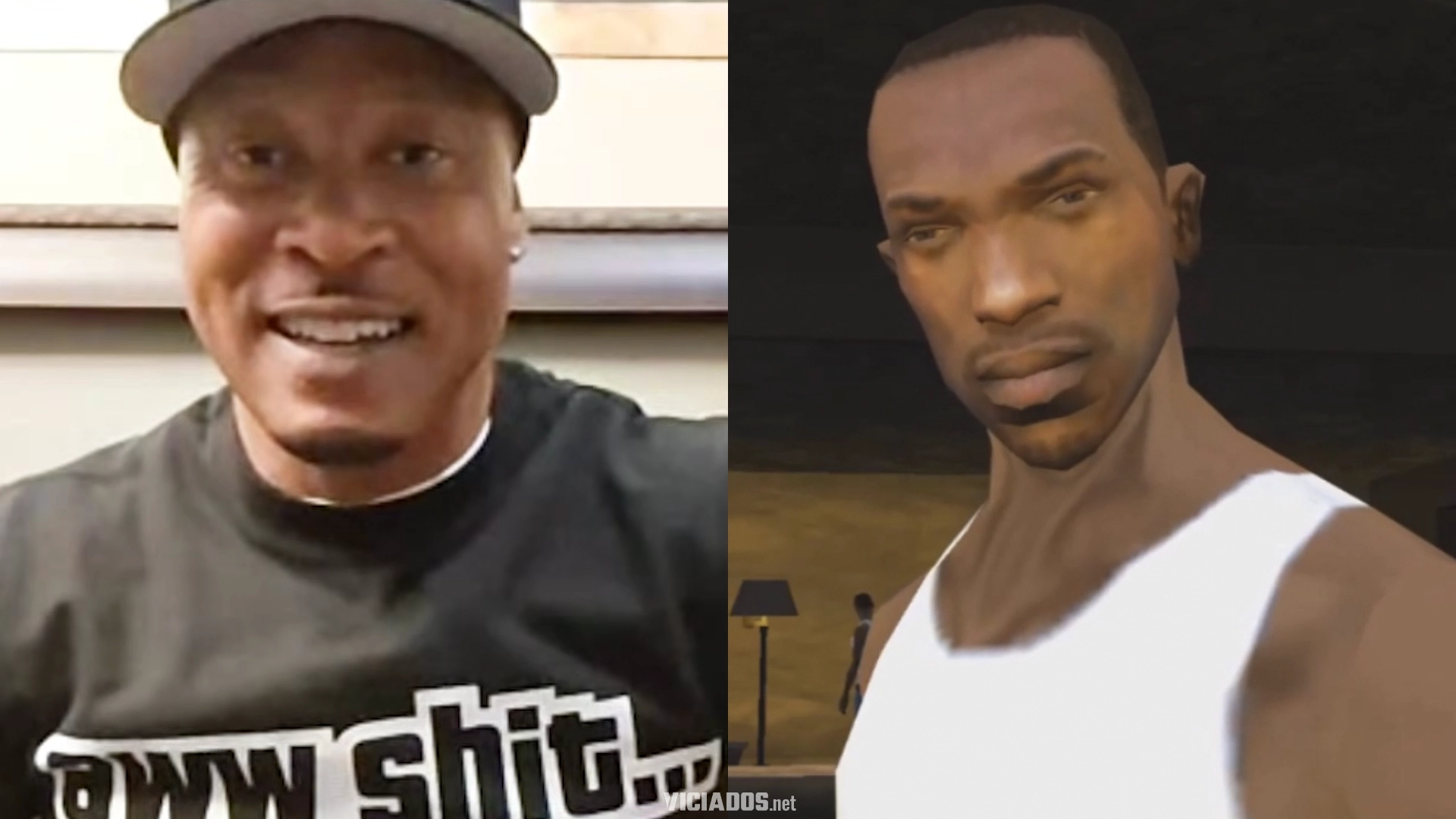 Exclusivo: GTA San Andreas; Ator de CJ encerra mito sobre o rosto do personagem 11 Young Maylay CJ Carl Johnson SanInPlay Portal Viciados Entrevista 2026