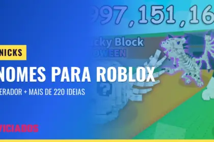 Nomes para Roblox: gerador de nicks