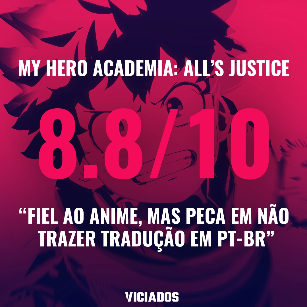 Review de MY HERO ACADEMIA: All&rsquo;s Justice no PS5: O poder do PLUS ULTRA no console da Sony