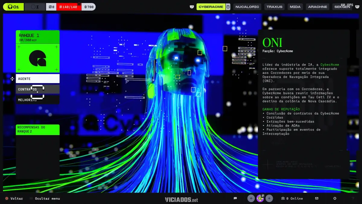 Marathon PS5 Review Rafael Portal Viciados Menu