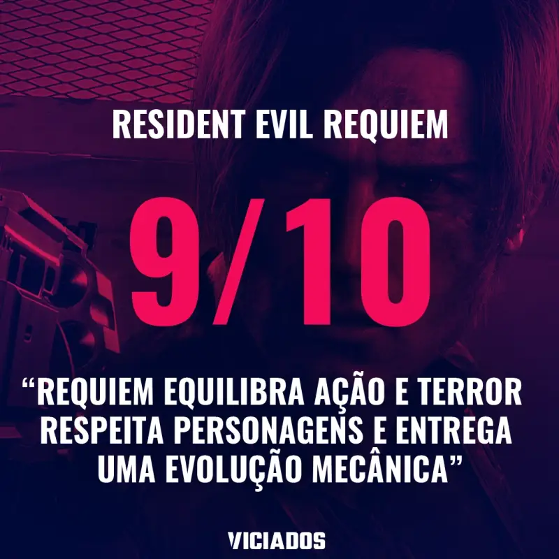 Conte&uacute;dos do Portal Viciados de Resident Evil Requiem (2025)