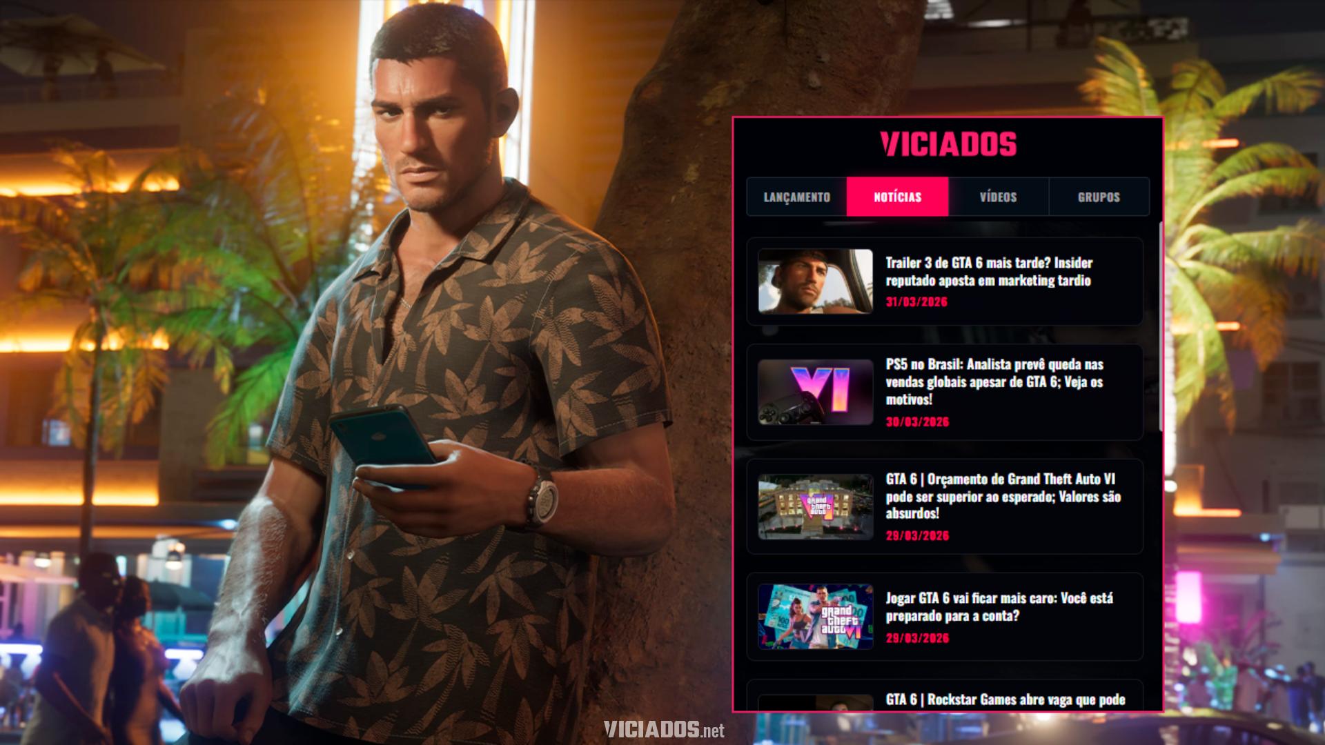 GTA 6 | Portal Viciados lança extensão para Google Chrome com Notícias ...