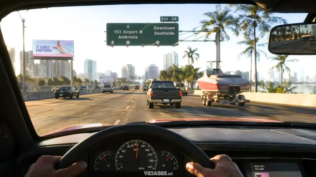 Outra imagem de Grand Theft Auto VI criada por IA.