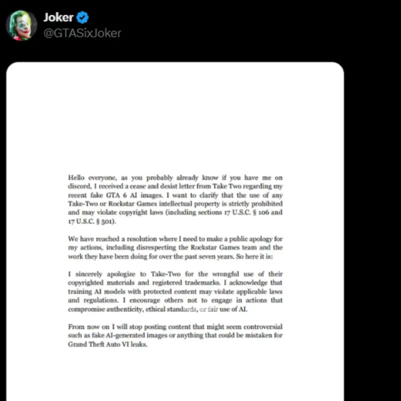 GTA 6 Joker Fake News Take Two 2026