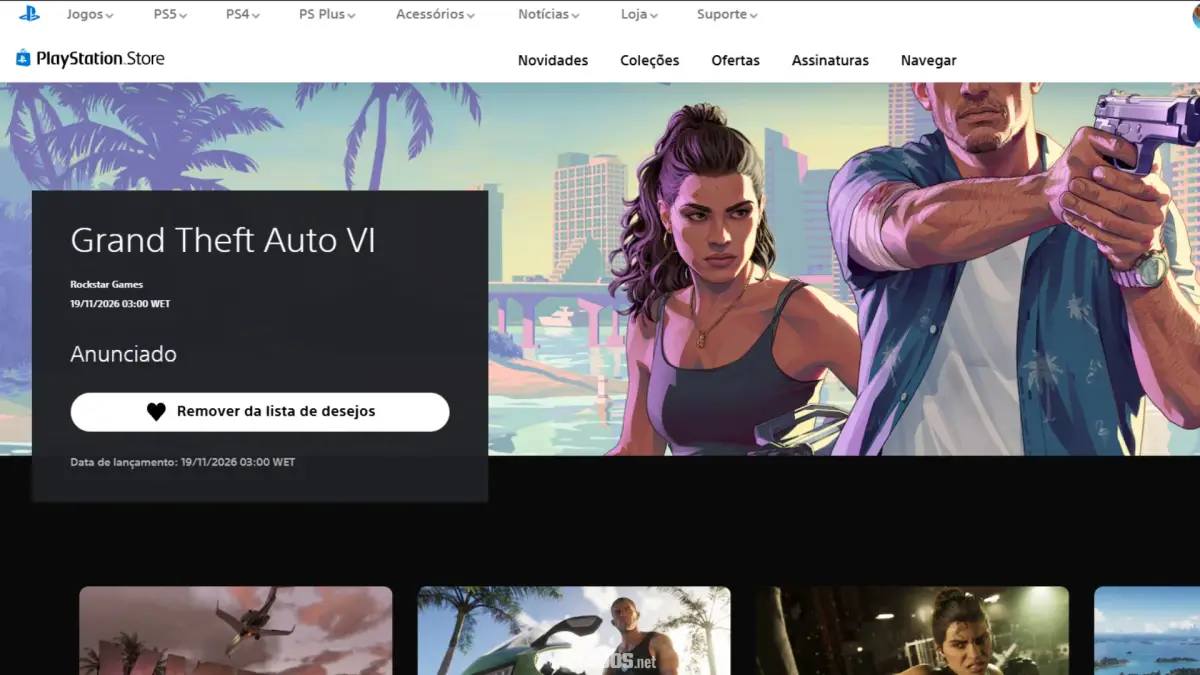 Qual ser&aacute; o hor&aacute;rio de lan&ccedil;amento de GTA 6 no Brasil?