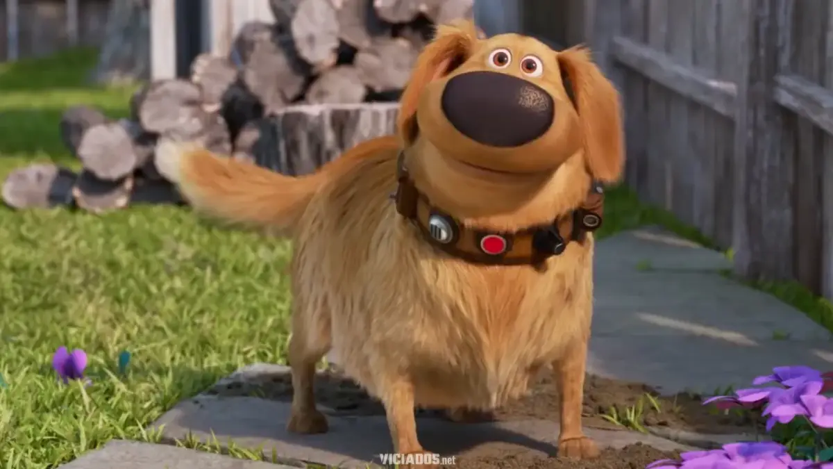 Cachorro Dug Up Coleira Cara de Um Focinho de Outro Teoria Pixar Hoppers 2026