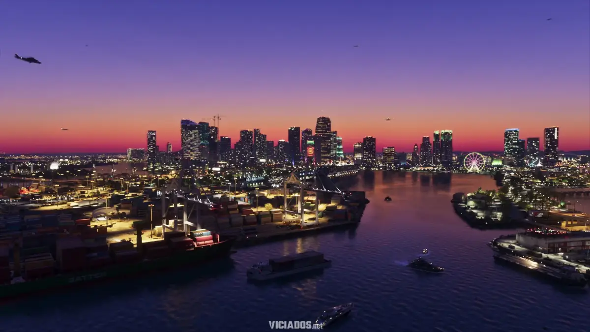 Site de GTA 6 é atualizado com nova imagem de Vice City, vídeo inédito e sinopse oficial 15 GTA 6 Grand Theft Auto VI Imagem oficial 2026