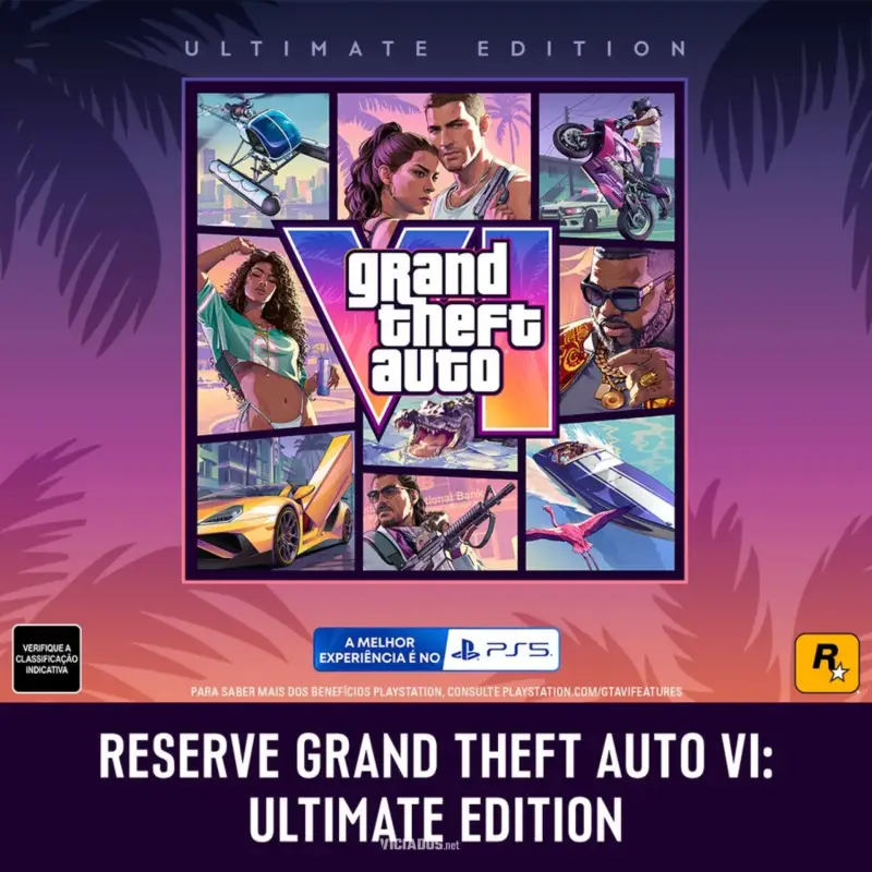 GTA 6 Grand Theft Auto VI Marketing PT BR Brasil Portugal 2026