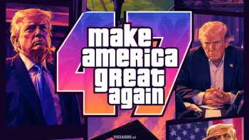 GTA 6 | Rockstar Games se pronuncia sobre capa com Donald Trump postada pela Casa Branca dos EUA