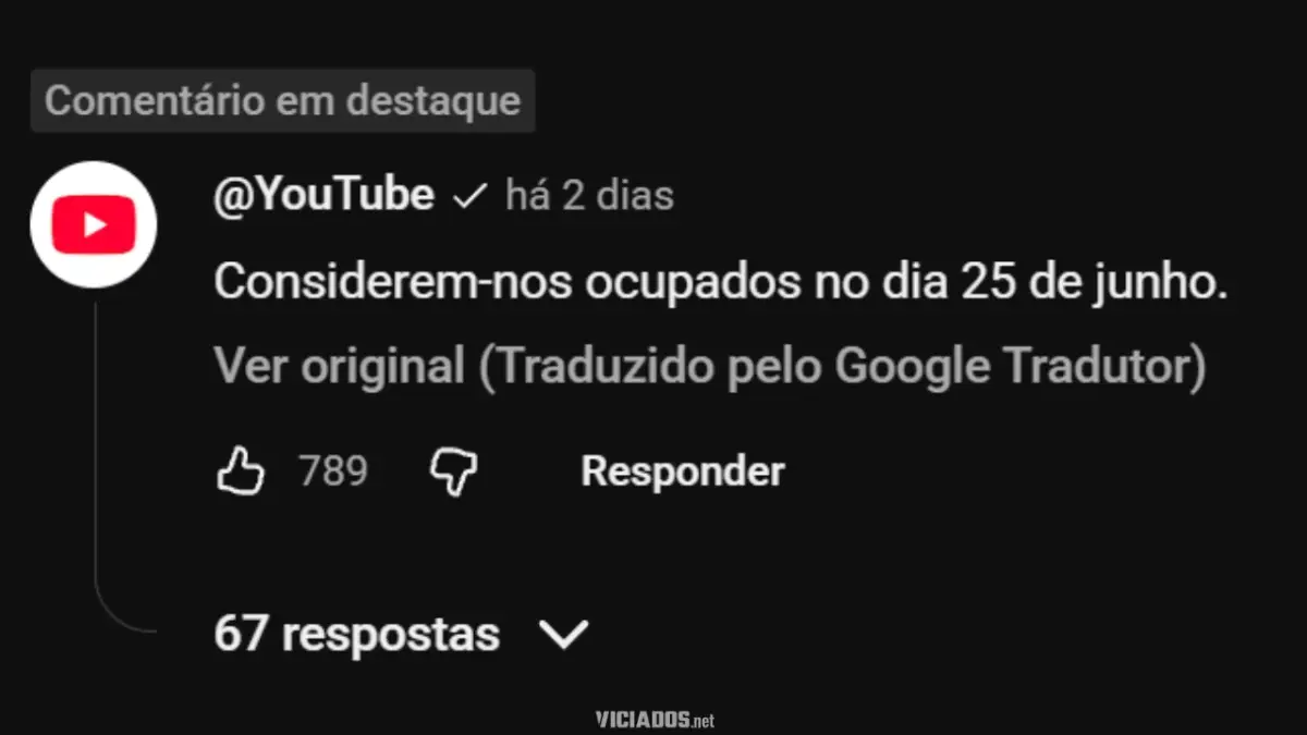 GTA 6 YouTube Comentario Trailer 2 PT BR