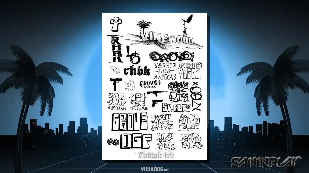 GTA 6 | Segredo absurdo em arte oficial confirma artistas da vida real em Vice City 25 Mr. Cartoon GTA San Andreas 2026